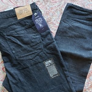 Men's Black Denim Jeans PRPS Brand, Demon Fit, NWT
